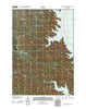 Iron Post Buttes SW South Dakota Historical topographic map, 1:24000 scale, 7.5 X 7.5 Minute, Year 2012