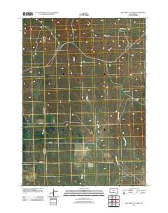 Iron Shell Flat West South Dakota Historical topographic map, 1:24000 scale, 7.5 X 7.5 Minute, Year 2012