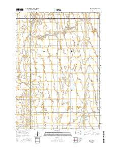 Iroquois South Dakota Current topographic map, 1:24000 scale, 7.5 X 7.5 Minute, Year 2015
