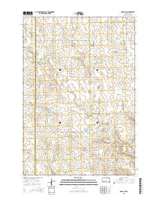 Isabel SW South Dakota Current topographic map, 1:24000 scale, 7.5 X 7.5 Minute, Year 2015