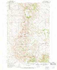 J B Hill South Dakota Historical topographic map, 1:24000 scale, 7.5 X 7.5 Minute, Year 1968