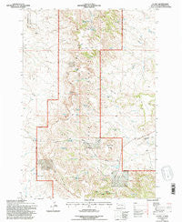 J B Hill South Dakota Historical topographic map, 1:24000 scale, 7.5 X 7.5 Minute, Year 1993