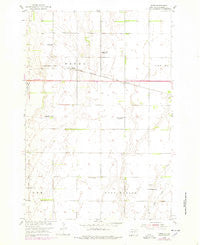 James South Dakota Historical topographic map, 1:24000 scale, 7.5 X 7.5 Minute, Year 1954