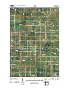 Java South Dakota Historical topographic map, 1:24000 scale, 7.5 X 7.5 Minute, Year 2012