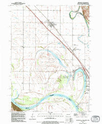 Jefferson South Dakota Historical topographic map, 1:24000 scale, 7.5 X 7.5 Minute, Year 1994