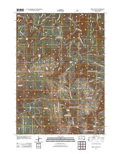 Jewel Cave SE South Dakota Historical topographic map, 1:24000 scale, 7.5 X 7.5 Minute, Year 2012