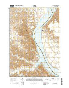 Joe Creek NW South Dakota Current topographic map, 1:24000 scale, 7.5 X 7.5 Minute, Year 2015