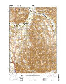 Jolly South Dakota Current topographic map, 1:24000 scale, 7.5 X 7.5 Minute, Year 2015