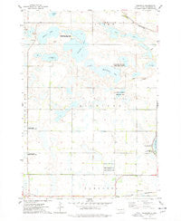 Kampeska South Dakota Historical topographic map, 1:24000 scale, 7.5 X 7.5 Minute, Year 1973