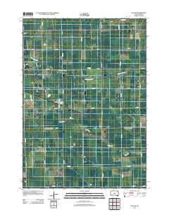 Kaylor South Dakota Historical topographic map, 1:24000 scale, 7.5 X 7.5 Minute, Year 2012
