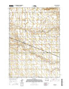 Kaylor South Dakota Current topographic map, 1:24000 scale, 7.5 X 7.5 Minute, Year 2015