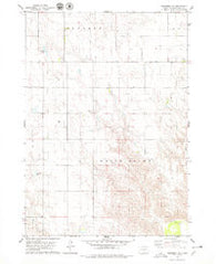 Kennebec SE South Dakota Historical topographic map, 1:24000 scale, 7.5 X 7.5 Minute, Year 1978