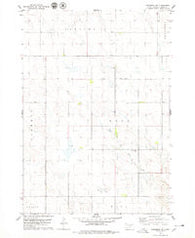 Kennebec SW South Dakota Historical topographic map, 1:24000 scale, 7.5 X 7.5 Minute, Year 1978