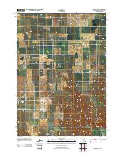 Kennebec SE South Dakota Historical topographic map, 1:24000 scale, 7.5 X 7.5 Minute, Year 2012