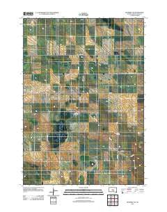 Kennebec SW South Dakota Historical topographic map, 1:24000 scale, 7.5 X 7.5 Minute, Year 2012