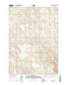 Kennebec SW South Dakota Current topographic map, 1:24000 scale, 7.5 X 7.5 Minute, Year 2015