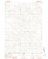 Keyapaha South Dakota Historical topographic map, 1:24000 scale, 7.5 X 7.5 Minute, Year 1982