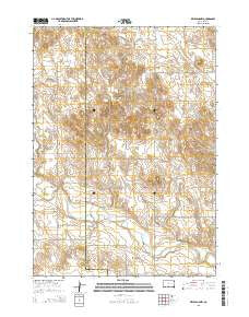 Keyapaha NW South Dakota Current topographic map, 1:24000 scale, 7.5 X 7.5 Minute, Year 2015