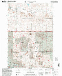 Kid Rich Butte South Dakota Historical topographic map, 1:24000 scale, 7.5 X 7.5 Minute, Year 1998
