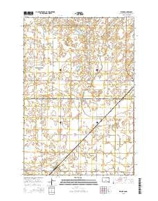 Kidder South Dakota Current topographic map, 1:24000 scale, 7.5 X 7.5 Minute, Year 2015
