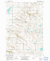 Kidder SE South Dakota Historical topographic map, 1:24000 scale, 7.5 X 7.5 Minute, Year 1954