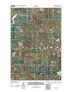 Kidder SE South Dakota Historical topographic map, 1:24000 scale, 7.5 X 7.5 Minute, Year 2012