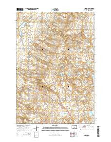 Kidder SE South Dakota Current topographic map, 1:24000 scale, 7.5 X 7.5 Minute, Year 2015