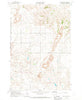 Kline Buttes South Dakota Historical topographic map, 1:24000 scale, 7.5 X 7.5 Minute, Year 1966