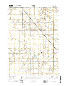 Kloucek Lake South Dakota Current topographic map, 1:24000 scale, 7.5 X 7.5 Minute, Year 2015
