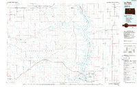 La Plant South Dakota Historical topographic map, 1:100000 scale, 30 X 60 Minute, Year 1985