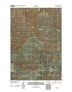 La Plant South Dakota Historical topographic map, 1:24000 scale, 7.5 X 7.5 Minute, Year 2012
