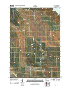 Lacy South Dakota Historical topographic map, 1:24000 scale, 7.5 X 7.5 Minute, Year 2012
