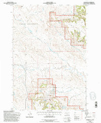 Ladner SE South Dakota Historical topographic map, 1:24000 scale, 7.5 X 7.5 Minute, Year 1993