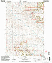 Ladner SE South Dakota Historical topographic map, 1:24000 scale, 7.5 X 7.5 Minute, Year 2005