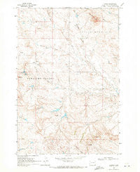 Ladner South Dakota Historical topographic map, 1:24000 scale, 7.5 X 7.5 Minute, Year 1969
