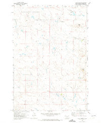 Lahti Butte South Dakota Historical topographic map, 1:24000 scale, 7.5 X 7.5 Minute, Year 1971