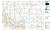 Lake Andes South Dakota Historical topographic map, 1:100000 scale, 30 X 60 Minute, Year 1986