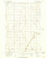 Lake Byron NW South Dakota Historical topographic map, 1:24000 scale, 7.5 X 7.5 Minute, Year 1956