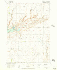 Lake Byron SE South Dakota Historical topographic map, 1:24000 scale, 7.5 X 7.5 Minute, Year 1956