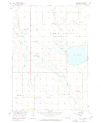 Lake Byron South Dakota Historical topographic map, 1:24000 scale, 7.5 X 7.5 Minute, Year 1956