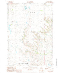 Lake Hill South Dakota Historical topographic map, 1:24000 scale, 7.5 X 7.5 Minute, Year 1983