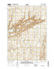 Lake Byron SE South Dakota Current topographic map, 1:24000 scale, 7.5 X 7.5 Minute, Year 2015
