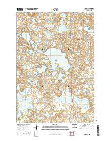 Lake City South Dakota Current topographic map, 1:24000 scale, 7.5 X 7.5 Minute, Year 2015