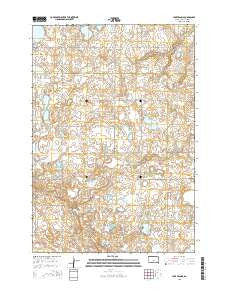 Lake Francis South Dakota Current topographic map, 1:24000 scale, 7.5 X 7.5 Minute, Year 2015