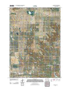 Lake Hill South Dakota Historical topographic map, 1:24000 scale, 7.5 X 7.5 Minute, Year 2012