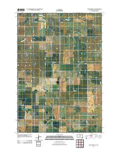 Lake Hurley SE South Dakota Historical topographic map, 1:24000 scale, 7.5 X 7.5 Minute, Year 2012