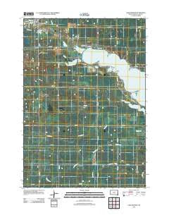 Lake Madison South Dakota Historical topographic map, 1:24000 scale, 7.5 X 7.5 Minute, Year 2012