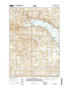 Lake Madison South Dakota Current topographic map, 1:24000 scale, 7.5 X 7.5 Minute, Year 2015