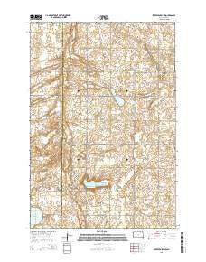 Lake Parmley SW South Dakota Current topographic map, 1:24000 scale, 7.5 X 7.5 Minute, Year 2015
