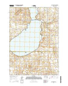 Lake Poinsett South Dakota Current topographic map, 1:24000 scale, 7.5 X 7.5 Minute, Year 2015